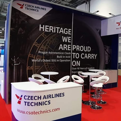 Sustainable Exhibition - Czech airlines technics